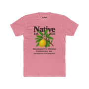 Native Lemon Tee — "Native Est. 2025" Athletic Crew Shirt